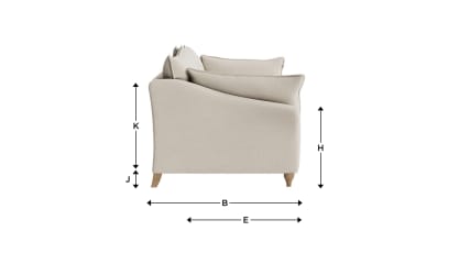 Brioche Sofa - Non Flat Pack