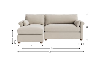 Queenie Chaise Sofa