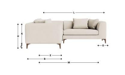 La Dolce Seater Corner Sofa
