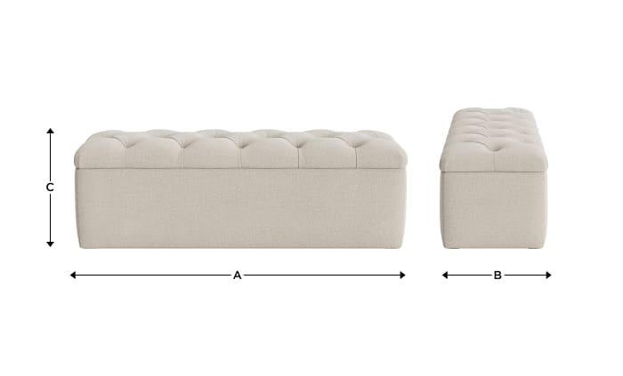 25 ButtonTop Ottoman StorageBed 01