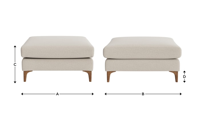 La Dolce Seater Footstool
