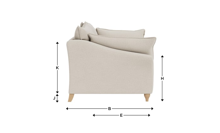 Brioche Sofa Bed - Non Flat Pack