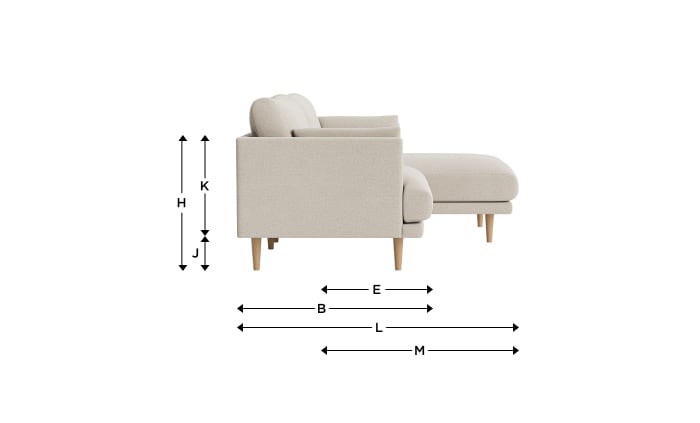 Jeffers Chaise Sofa