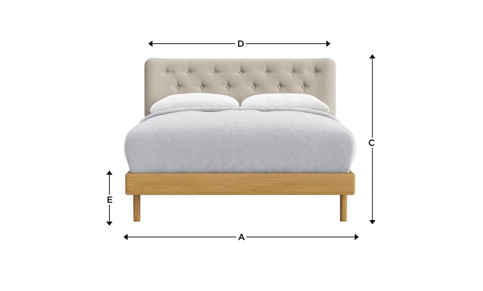 Dr Slow Bed in Natural Linen