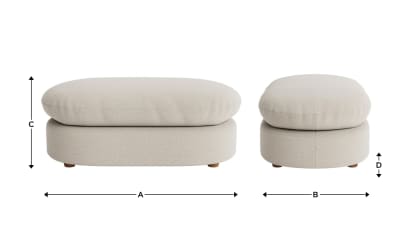 Curvella Footstool