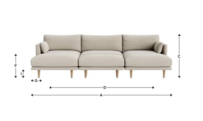 Jeffers Chaise Cinema Sofa