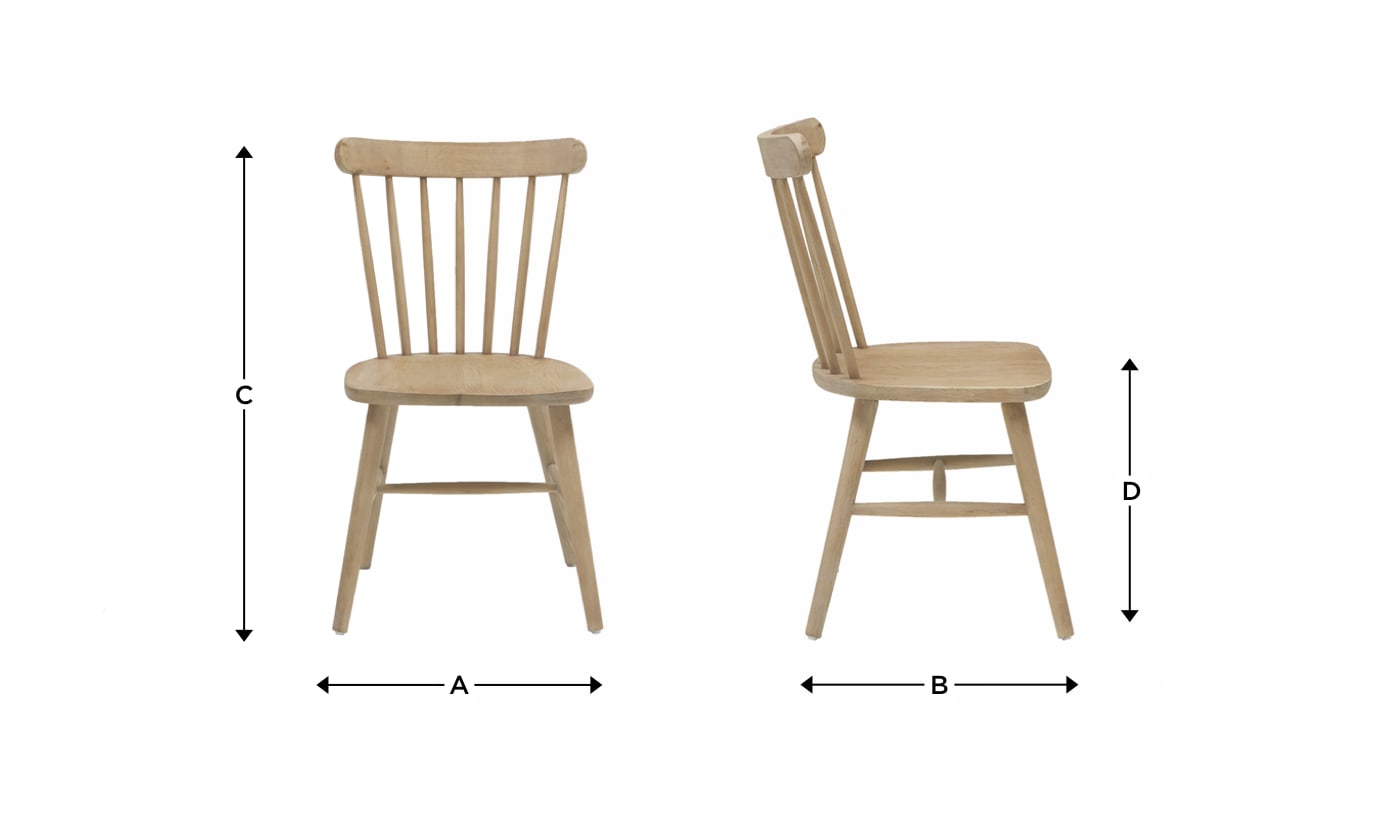 Pair of Natterbox Kitchen Chairs Light Oak Kitchen Chairs Loaf