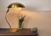 Swoopy Table Lamp - Medium - Vintage Brass