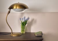 Swoopy Table Lamp - Medium - Vintage Brass