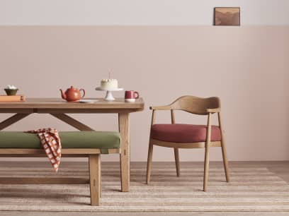 Dweller Kitchen Chair in Summer Pudding Clever Linen
