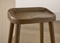 Bumble Stool in Dark Oak