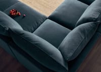 Slow Riser Corner Sofa Bed in Sopping Seagrass Teal Chenille