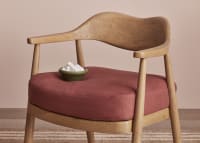 Dweller Kitchen Chair in Summer Pudding Clever Linen