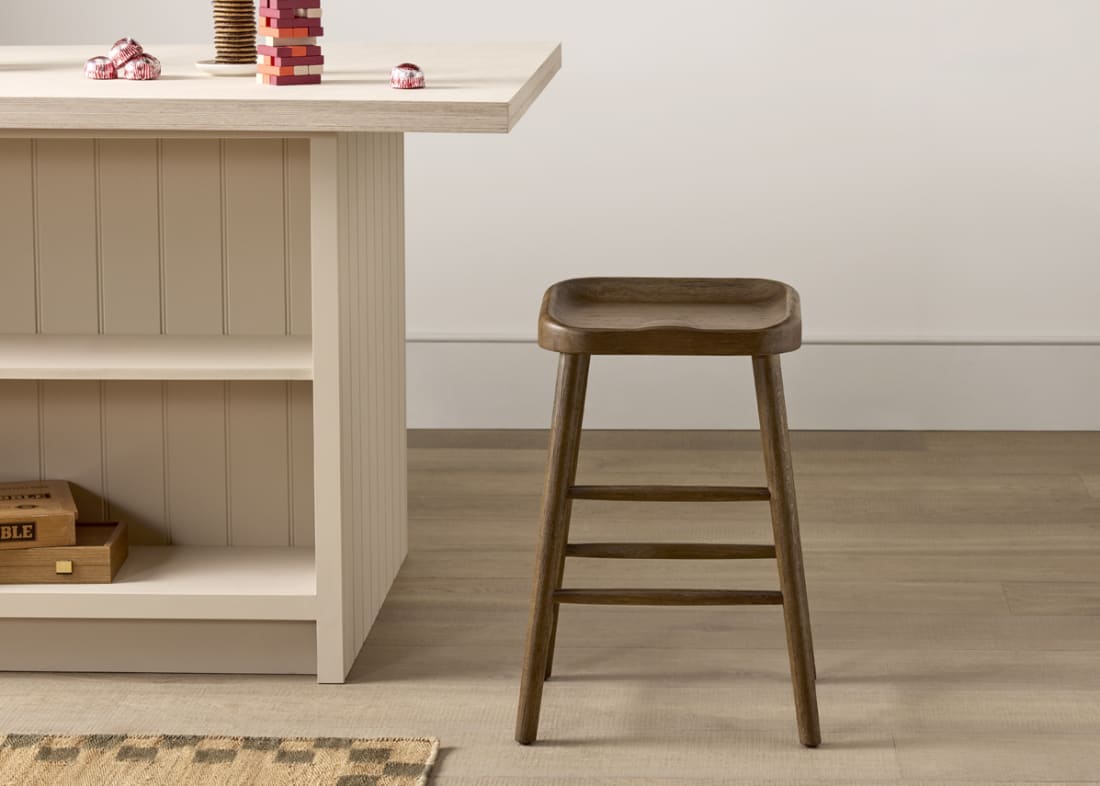 Bumble Stool in Dark Oak