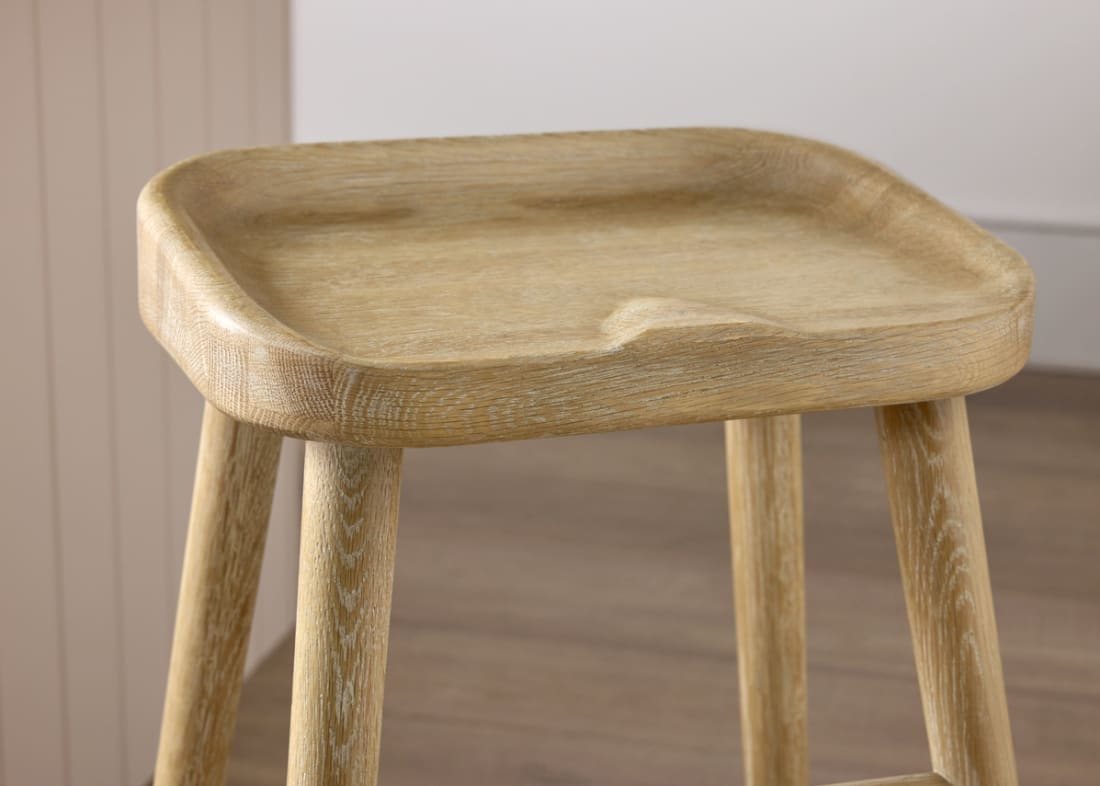 Bumble Stool in Light Oak