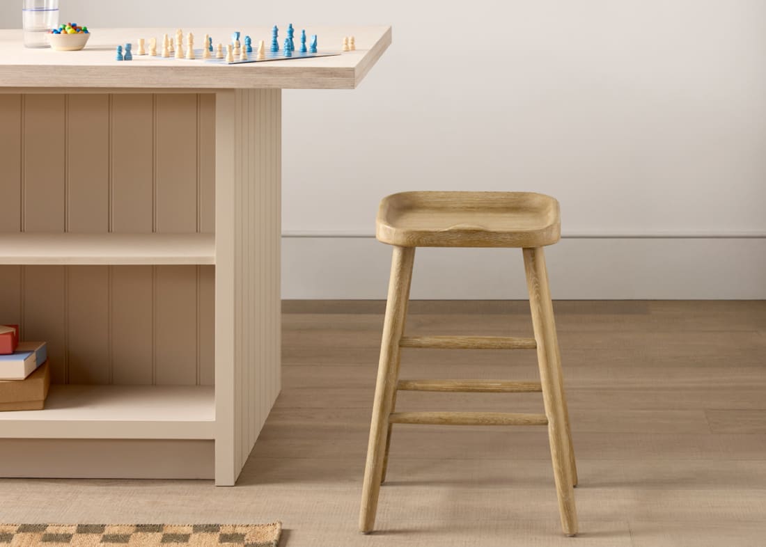 Bumble Stool in Light Oak