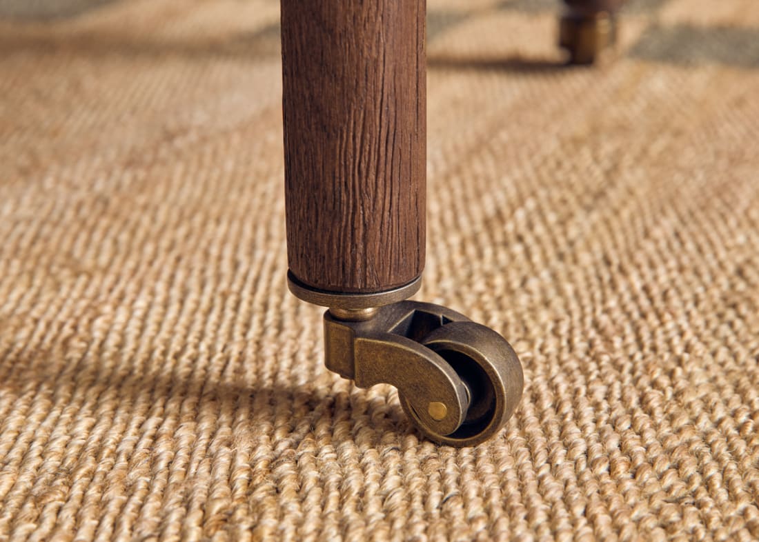 Meals on Wheels Side Table in Dark Oak