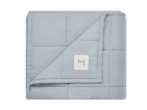 Lazy Linen Quilt - 230cm x 250cm - Duck Pond Teal