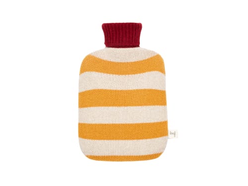 Huggins Hot Water Bottle - Standard - Buffed Beeswax and Oat Milk