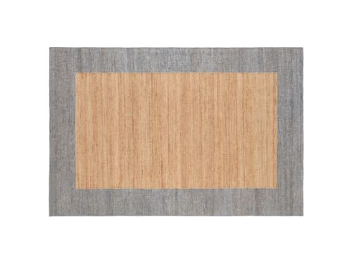 Bordy Edge Jute Rug 200 X 300 cm in Blue