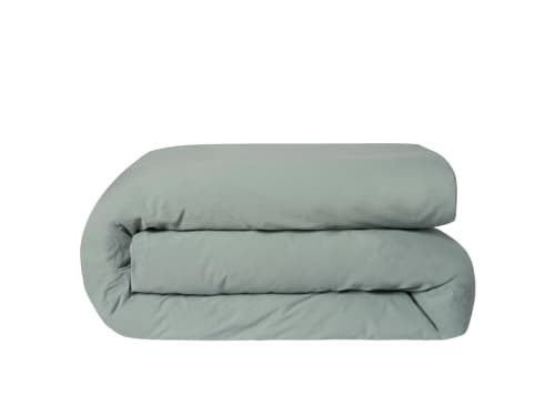 Easy Cotton Duvet Cover Double in Duck Pond Teal