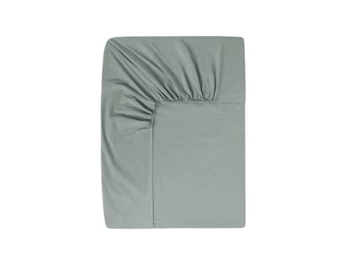 Easy Cotton Fitted Sheet Double in Duck Pond Teal