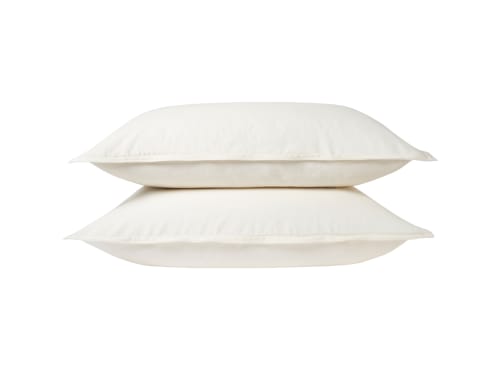 Classy Cotton Set of 2 Pillowcases in Oat Milk