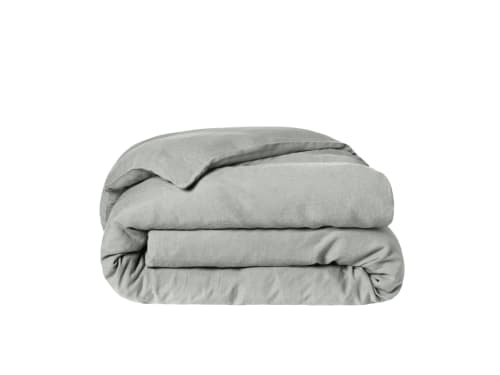Lazy Linen Duvet Cover - King - Duck Pond Teal