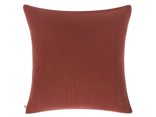 Nuzzler Merino Wool Cushion 60 x 60 cm in Brown