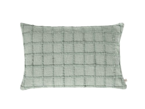Griddy Cushion - 40x66 - Duck Pond Teal