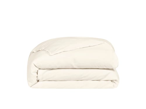 Classy Cotton Duvet Cover Double in Oat Milk