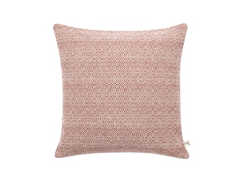 Freckle Cotton Cushion  - 43x43 - Rusty Red