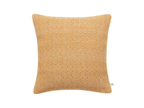 Freckle Cotton Cushion  - 43x43 - Buffed Beeswax Yellow