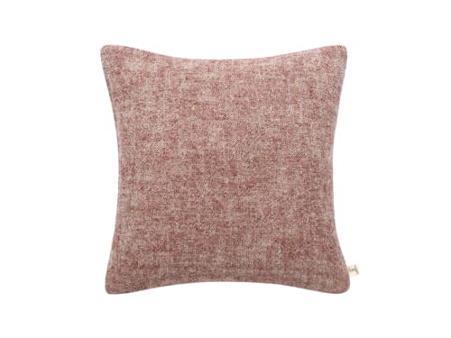 Marley Linen Cushion - 43 x 43 cm - Conker Clash Brown
