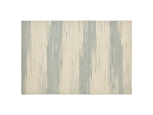 Etchy Sketchy Wool Rug - 140cm x 200cm - Flint Stone Blue