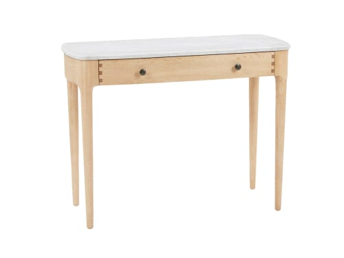 Marmo Desk - Standard - Whitewashed Oak