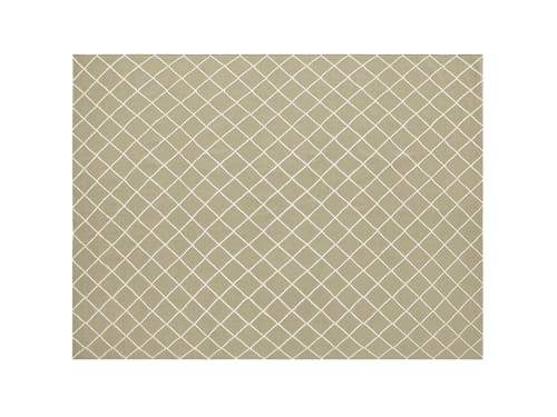 Crissy Crossy Wool Rug - 200cm x 300cm - Truffle Taupe