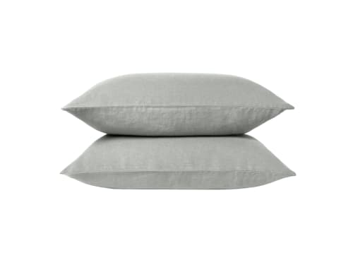 Lazy Linen Set of 2 Pillowcases - Standard - Duck Pond Teal