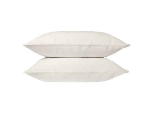 Lazy Linen Set of 2 Pillowcases - Standard - Oat Milk