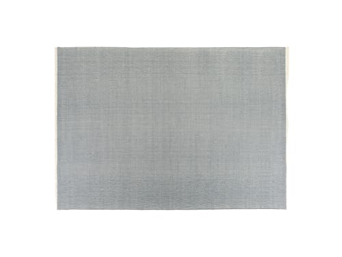 Flecky Wool Rug - 240 x 340 - Blue