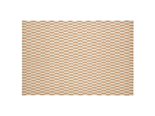 Jengy Wool Rug 170 x 240 cm in Ochre and Chalk