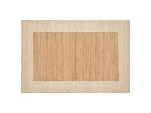Bordy Edge Jute Rug 170 x 240 cm in Oat