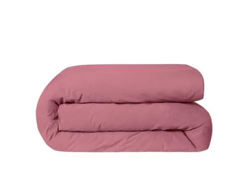 Easy Cotton Duvet Cover Superking in Raspberry Fool