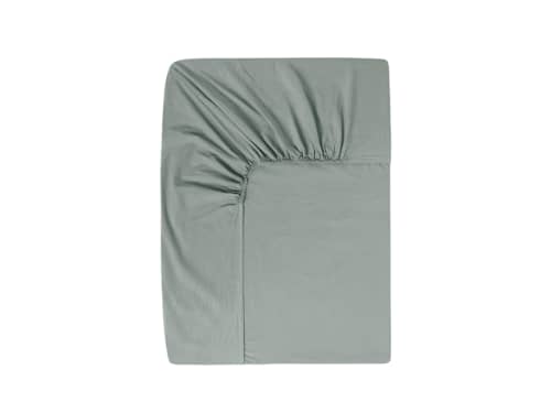 Easy Cotton Fitted Sheet Kingsize in Duck Pond Teal