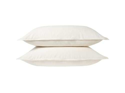 Classy Cotton Set of 2 Pillowcases in Oat Milk