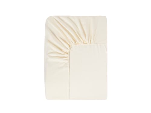 Classy Cotton Fitted Sheet Superking in Oat Milk