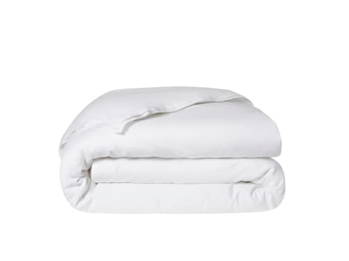 Twin Trim Classy Cotton Duvet Cover Superking in Icing Sugar