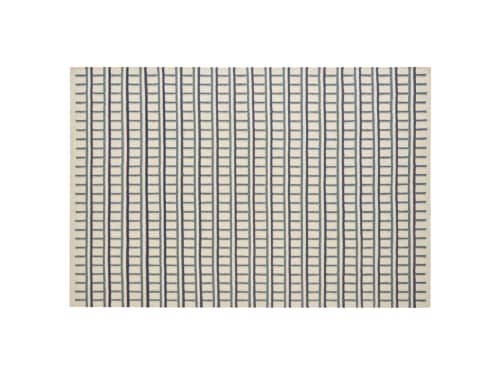 Reely Wool Rug - 140cm x 200cm - Deckchair and Ink Blot Blue