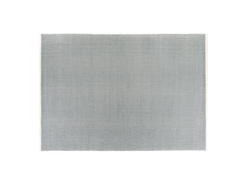 Flecky Wool Rug - 140 x 200 - Blue