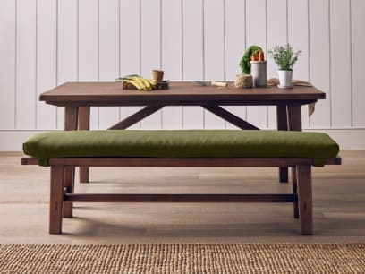 BUDGE BENCH DARK OAK 1